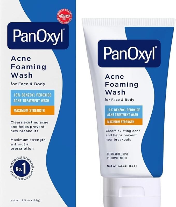 PanOxyl 10% Acne Foaming Cleansing Gel 5.5 oz