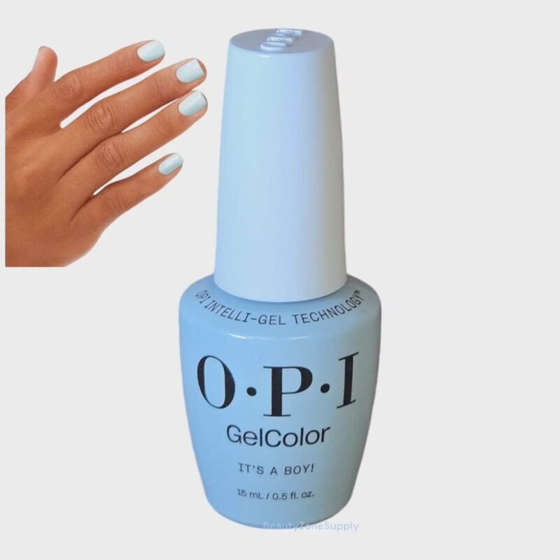 OPI GelColor Gel Nail Polish, "It's A Boy" (T75), 15 ml/0.5 fl oz.